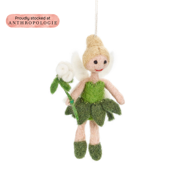 Handmade Felt Trixy the Garden Fairy Hanging Decoration