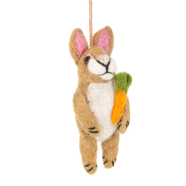 Handmade Needle Felted Regina Rabbit Easter Decoration