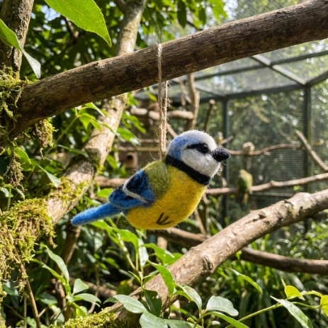 Bella the Blue Tit Biodegradable Easter Hanging Decoration