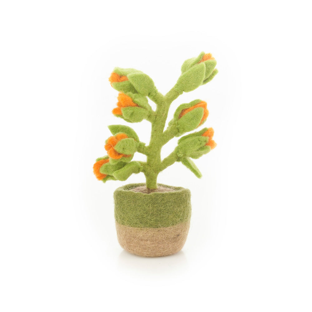 Handmade Felt Happy Houseplants Artificial Plant Cactus Decoration