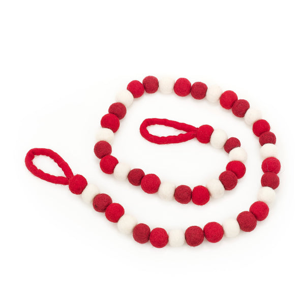 Handmade Felt Christmas Bubble Garland Hanging Home Decoration