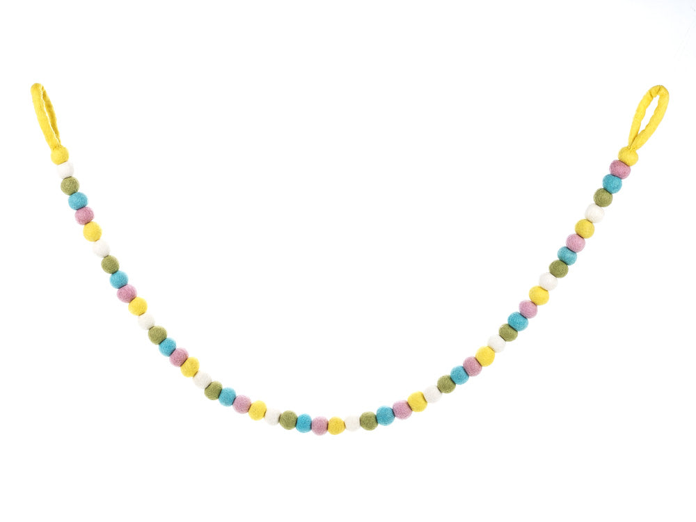 Handmade Biodegradable Felt Easter Bubble Garland Home Decoration