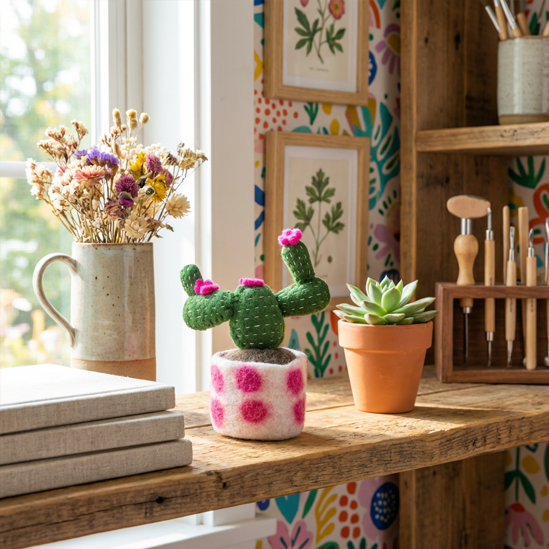 Cactus Opuntia (spotty base)
