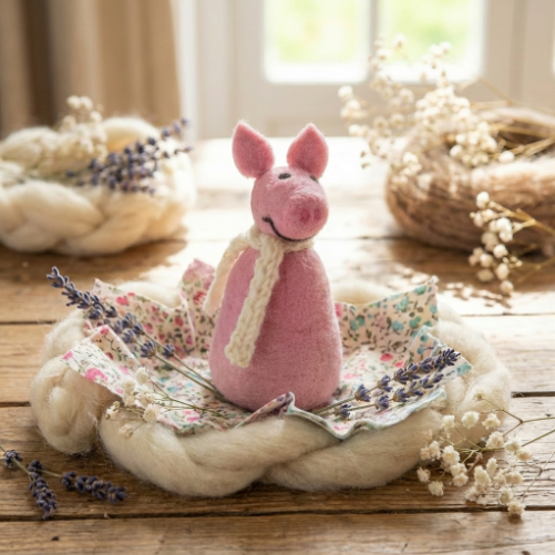 Handmade Felt Barnyard Buddies Tree Toppers Farmyard Decoration