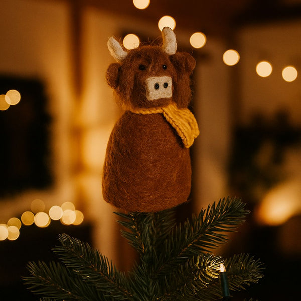 Handmade Felt Barnyard Buddies Tree Toppers Farmyard Decoration