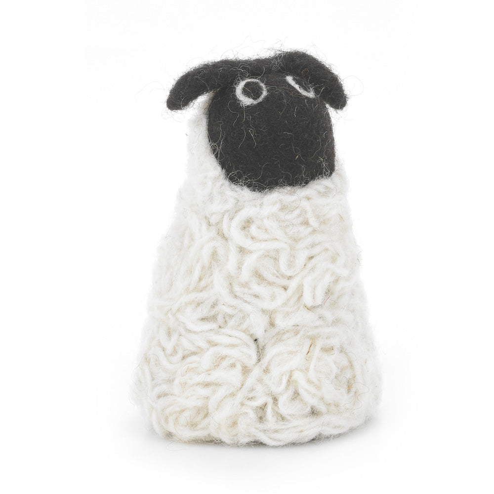 Handmade Felt Egg Farmyard Friends Biodegradable Tree Toppers