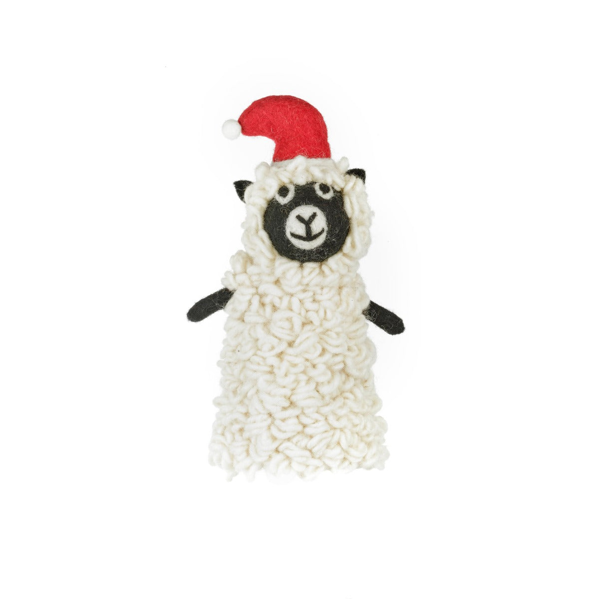 Handmade Felt Fleece Navidad Sheep Christmas Tree Topper