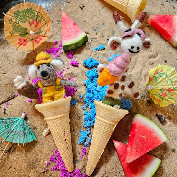 Handmade Felt Kobe the Koala Safari Hanging Decoration