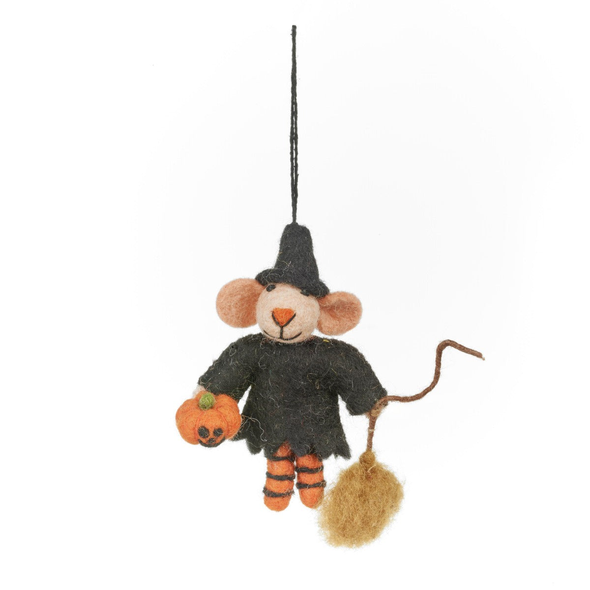 Handmade Felt Glinda Mouse Halloween Witch Hanging Decoration – Felt So ...