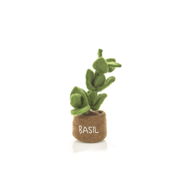 Handmade Felt Potted Herbs Standing Decoration