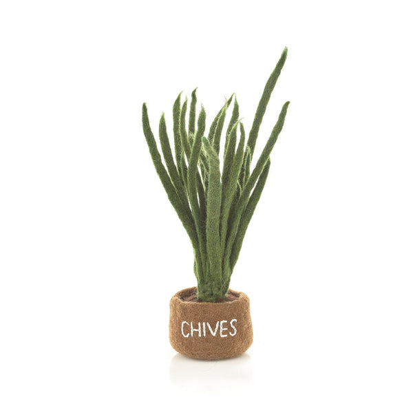 Handmade Felt Potted Herbs Standing Decoration