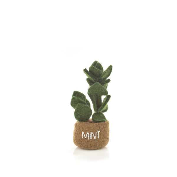 Handmade Felt Potted Herbs Standing Decoration