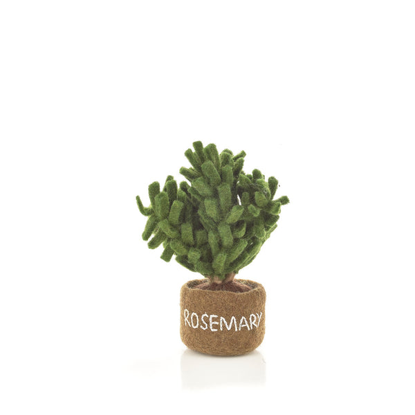 Handmade Felt Potted Herbs Standing Decoration
