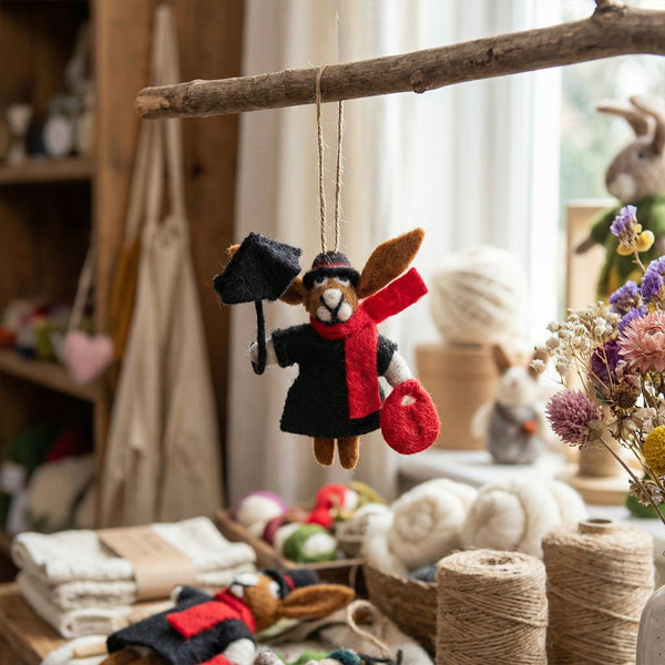 Handmade Felt Mary Hoppins Hanging Decoration