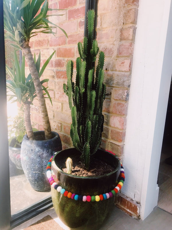 Handmade Biodegradable Felt Multi-Coloured Bubble Garland Home Decoration