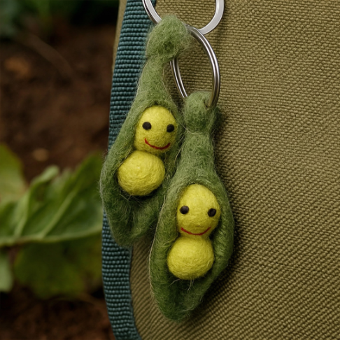 Handmade Keyrings and Needle Felt Bag Charms | Felt So Good