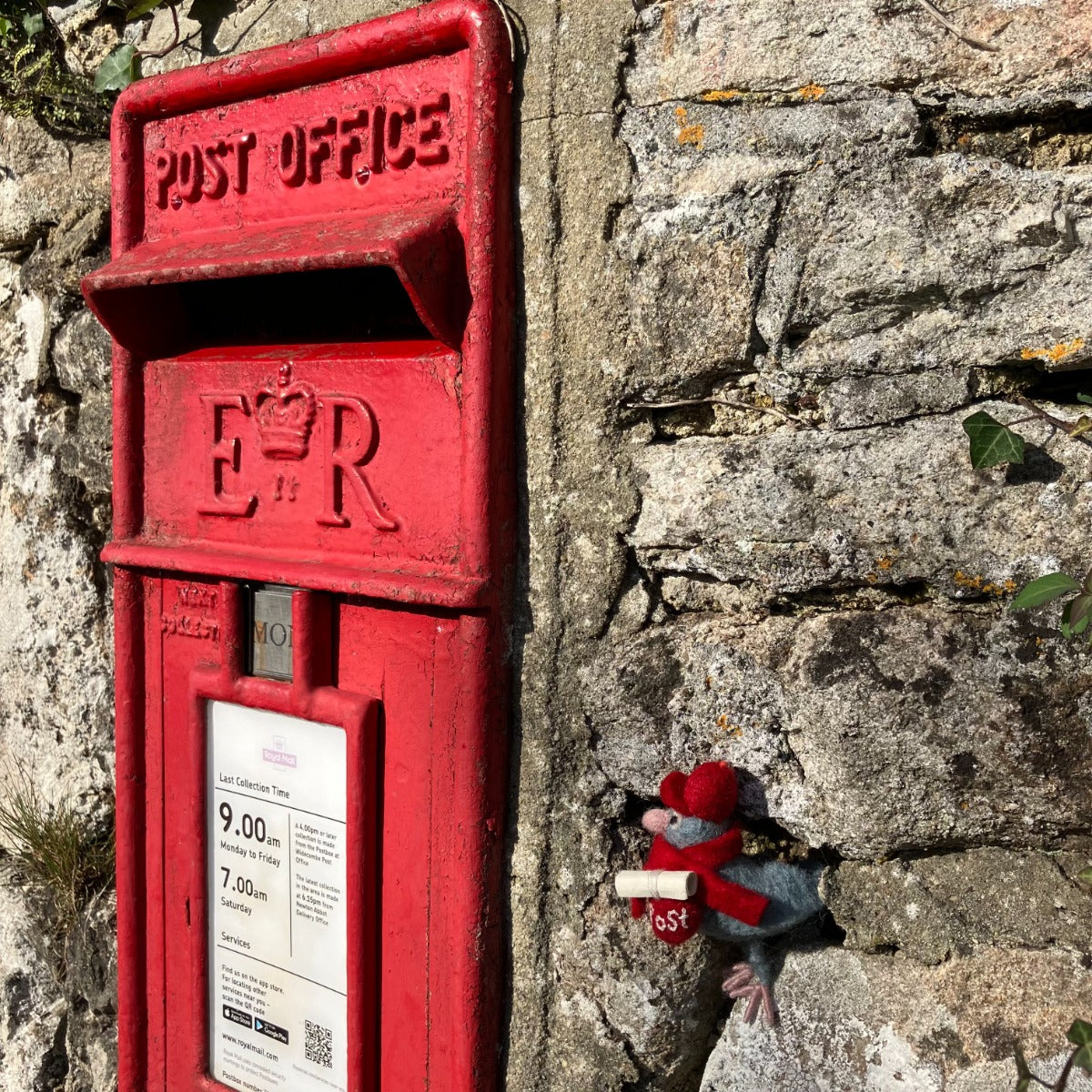 Handmade Felt Pigeon Post Hanging Decoration