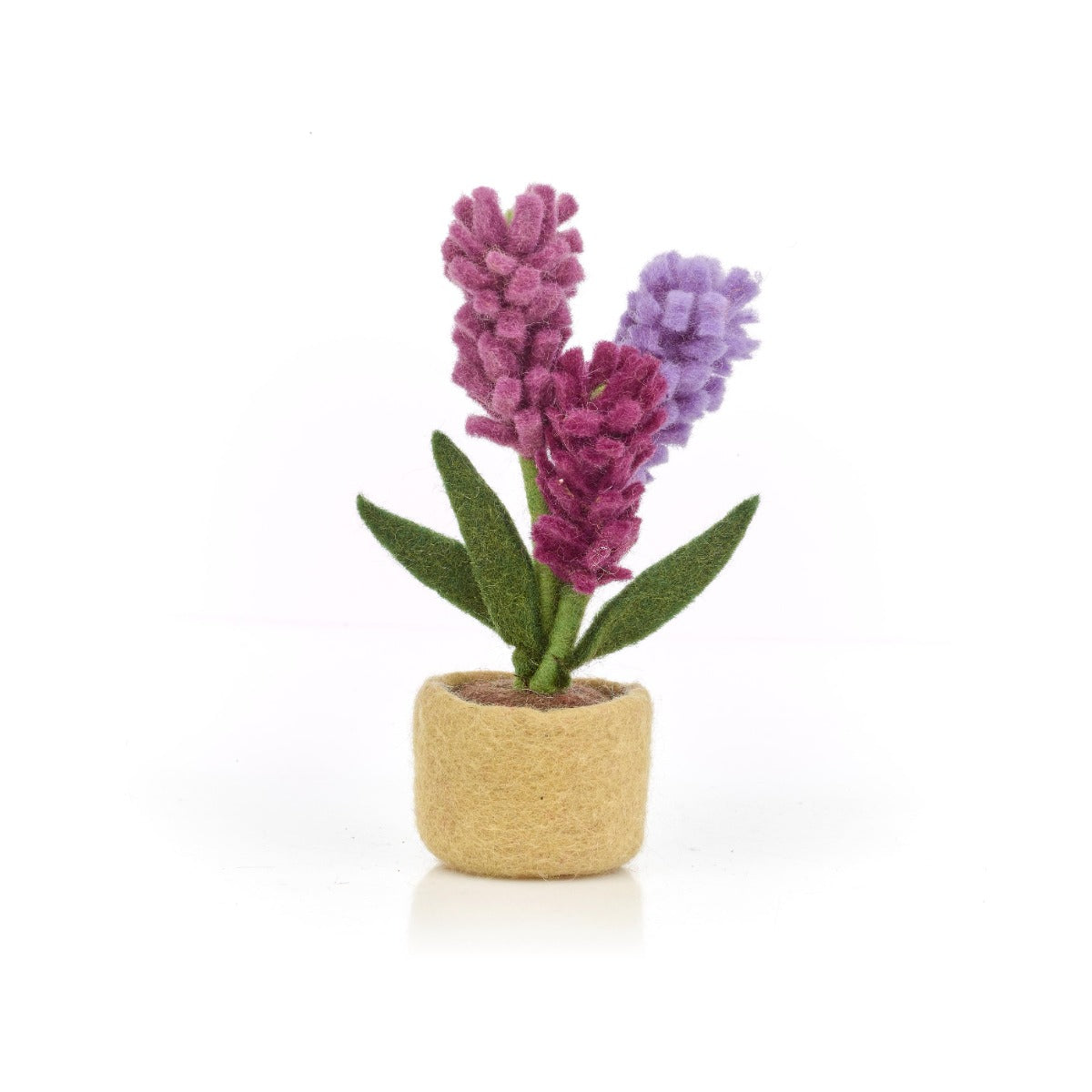 Handmade Felt Potted Lavender Standing Plant Decoration
