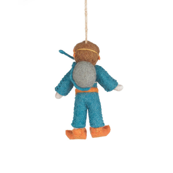 Handmade Felt Scuba Steve Hanging Decoration