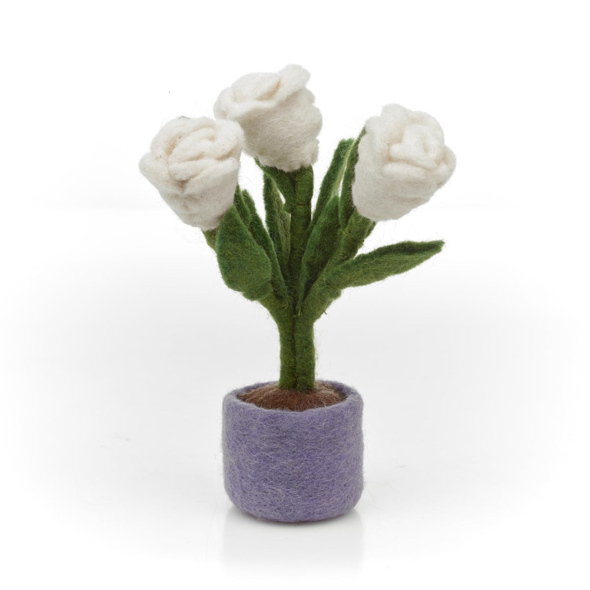 Handmade Felt Spring Tulips Standing Easter Decoration