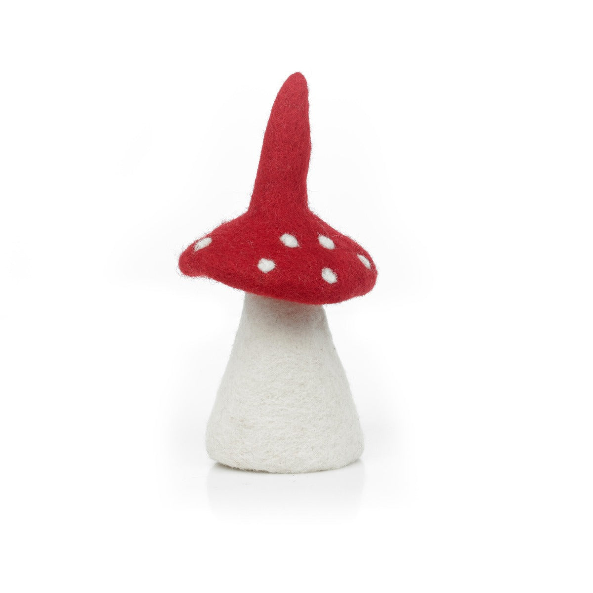 Handmade Felt Standing Wonky Toadstools Set of 3 Decorations