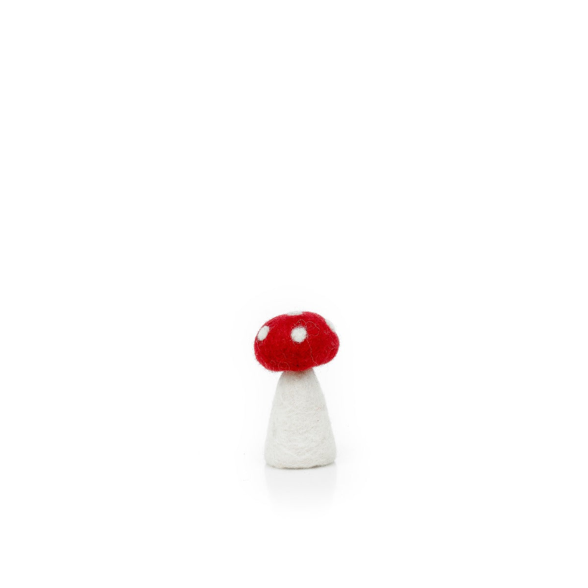 Handmade Felt Standing Wonky Toadstools Set of 3 Decorations