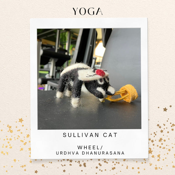 Handmade Felt Sullivan Cat Hanging Decoration