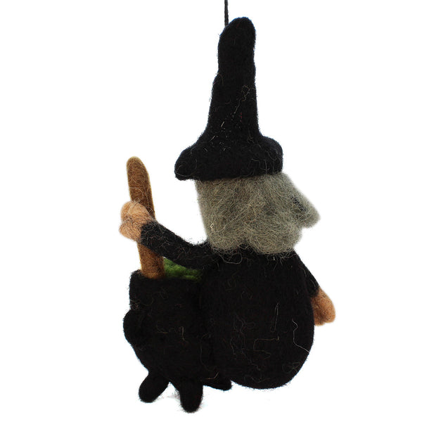Handmade Wanda the Witch Biodegradable Halloween Decoration