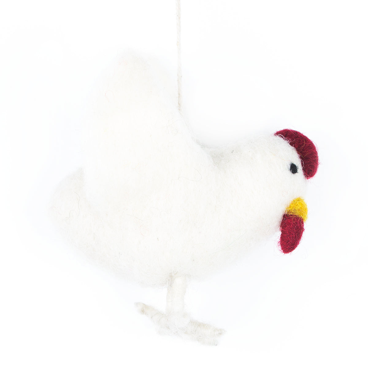 Handmade Hanging Cluckin' Chickens Fair trade Easter Decoration