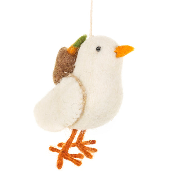 Handmade Needle Felt Chirpy Chicks Hanigng Easter Decoration