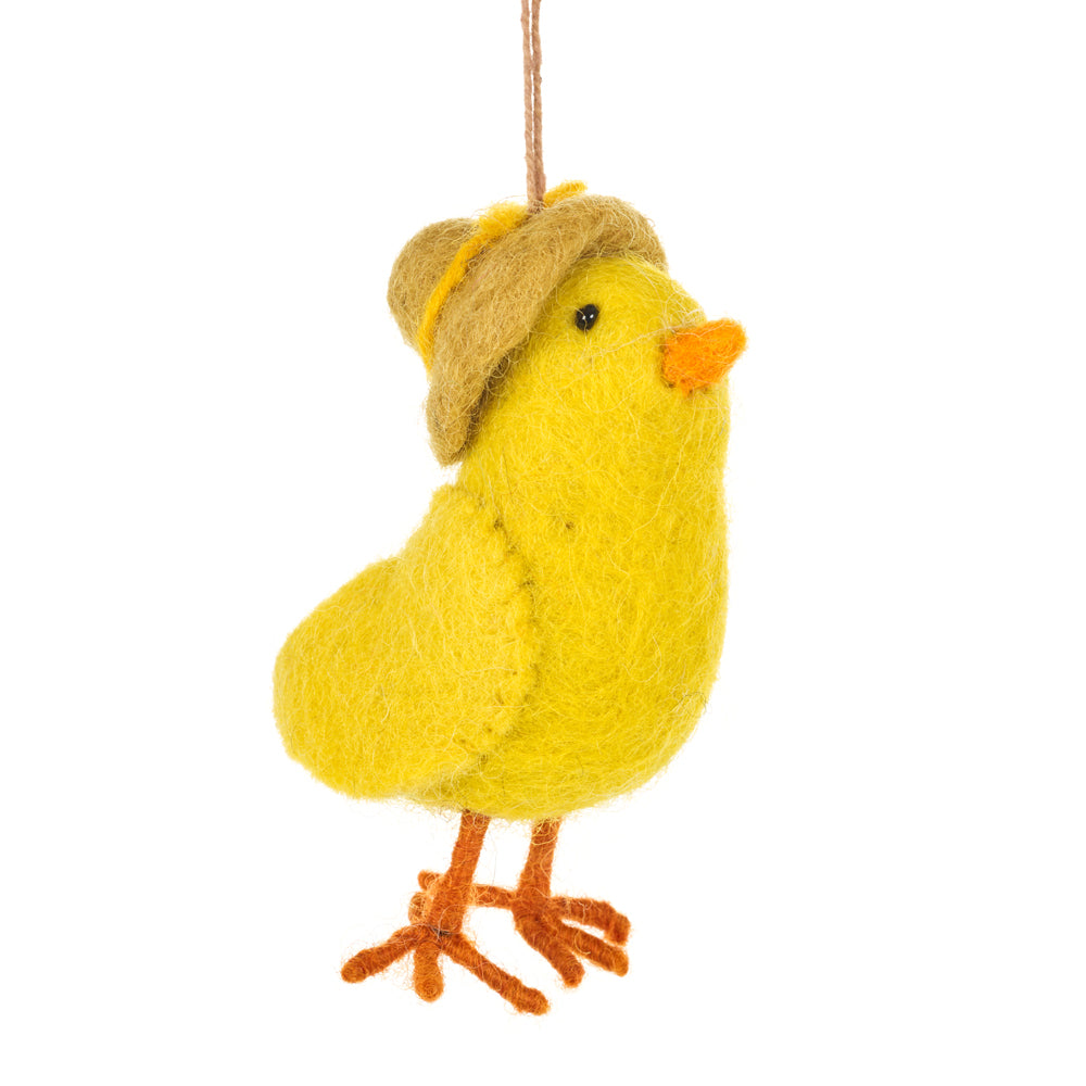 Handmade Needle Felt Chirpy Chicks Hanigng Easter Decoration
