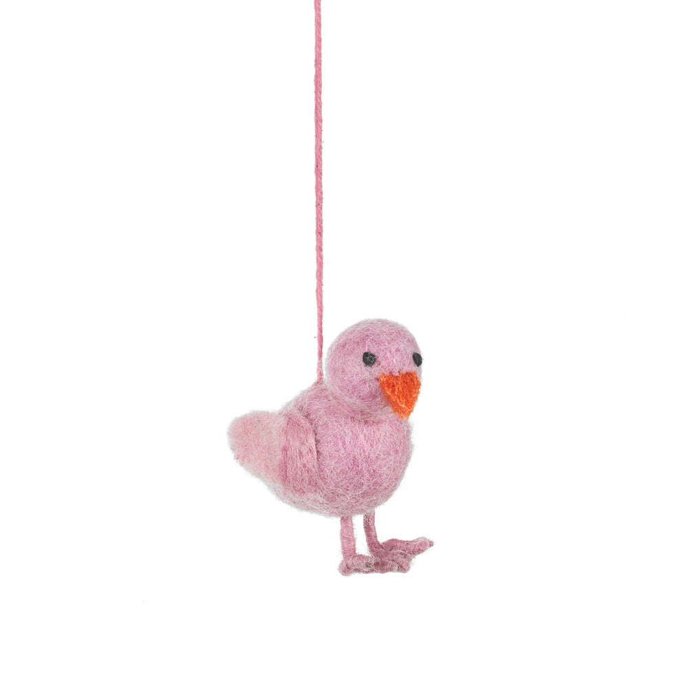 Handmade Felt Hanging Easter Chicks Decorations - Variety Pack