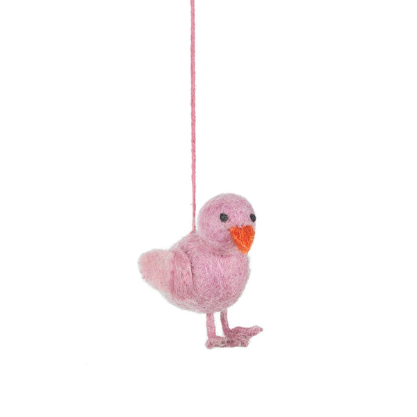 Handmade Felt Hanging Easter Chicks Decorations - Variety Pack