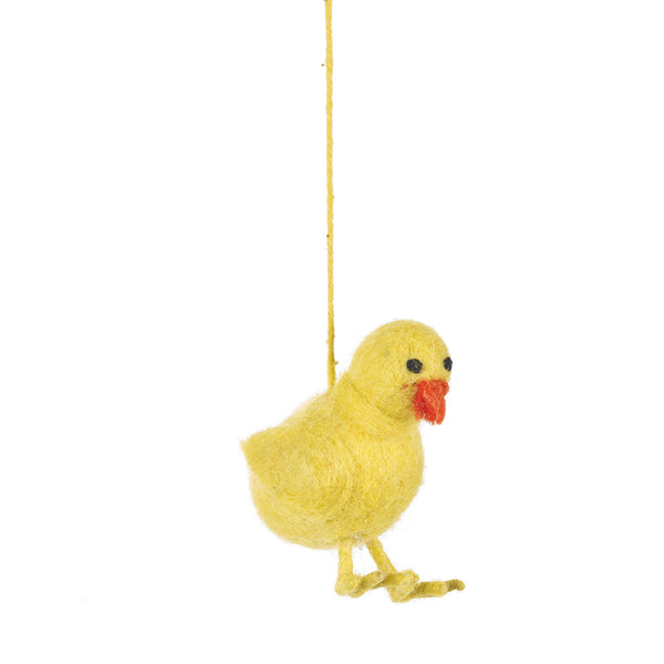Handmade Felt Hanging Easter Chicks Decorations - Variety Pack