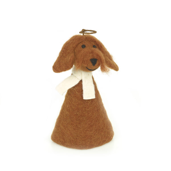 Handmade Felt Sahara the Dog Cockapoo Christmas Tree Topper