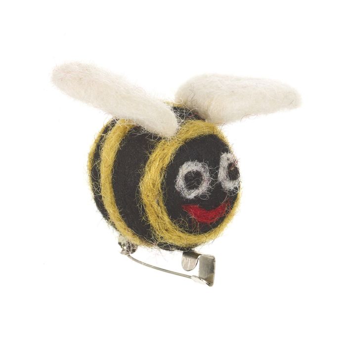 Bee Brooch Accessories Felt So Good FeltSoGood